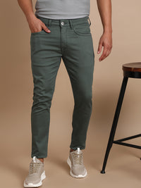Solid Copper Tinted Brown Jeans