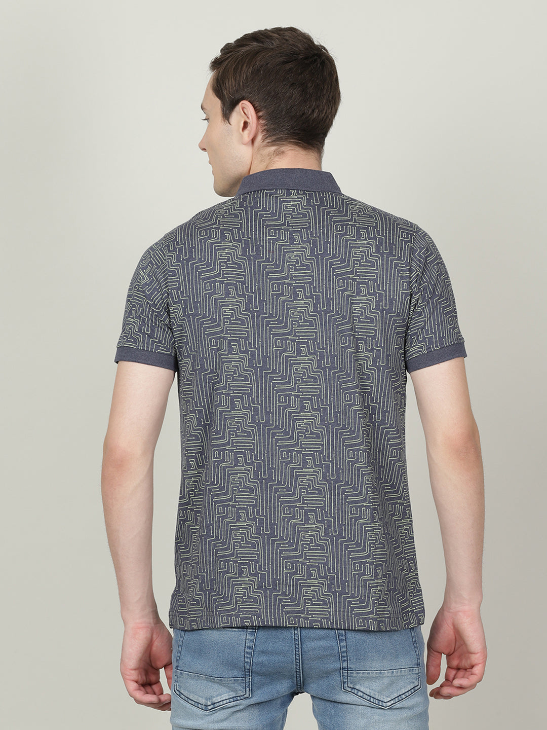 Crocodile All Over Print Polo T-shirt