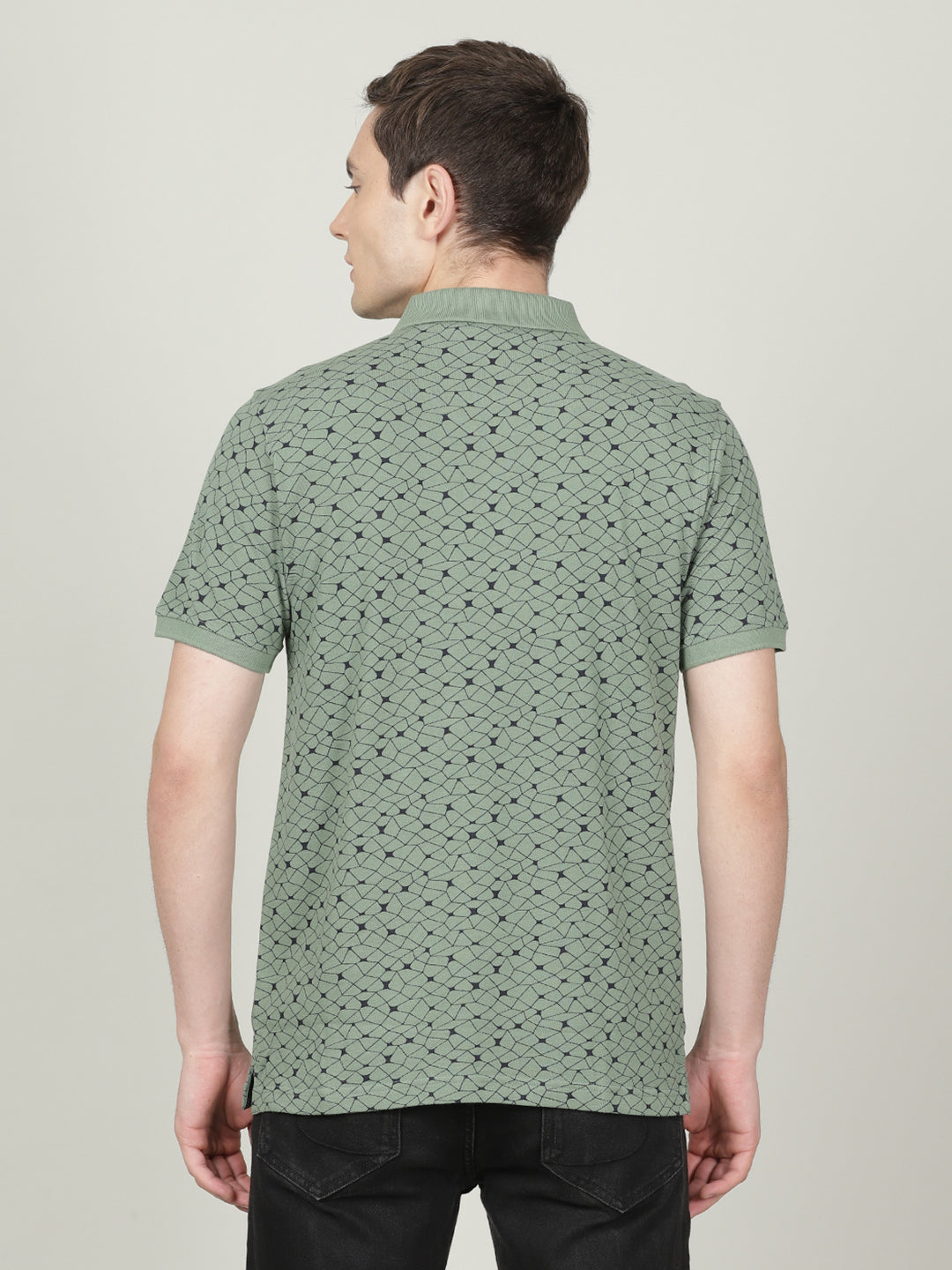 Crocodile Green Polo Slim Fit T-shirt