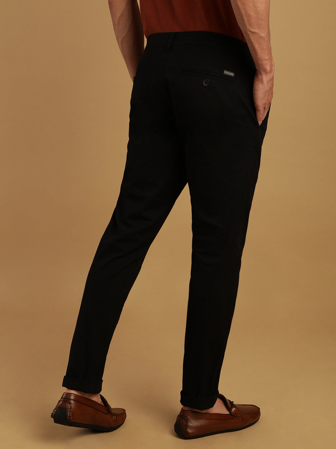 TEXTURED TROUSER IN TRIM FIT