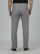 Crocodile Slim Fit Grey Trouser for Men