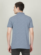 Crocodile Men's Blue Slim Fit T-Shirt Online