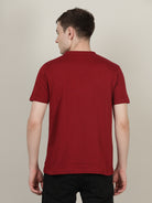 Crocodile Men Maroon Graphic T-Shirt