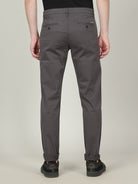 Crocodile Men's Grey Slim Fit Trouser