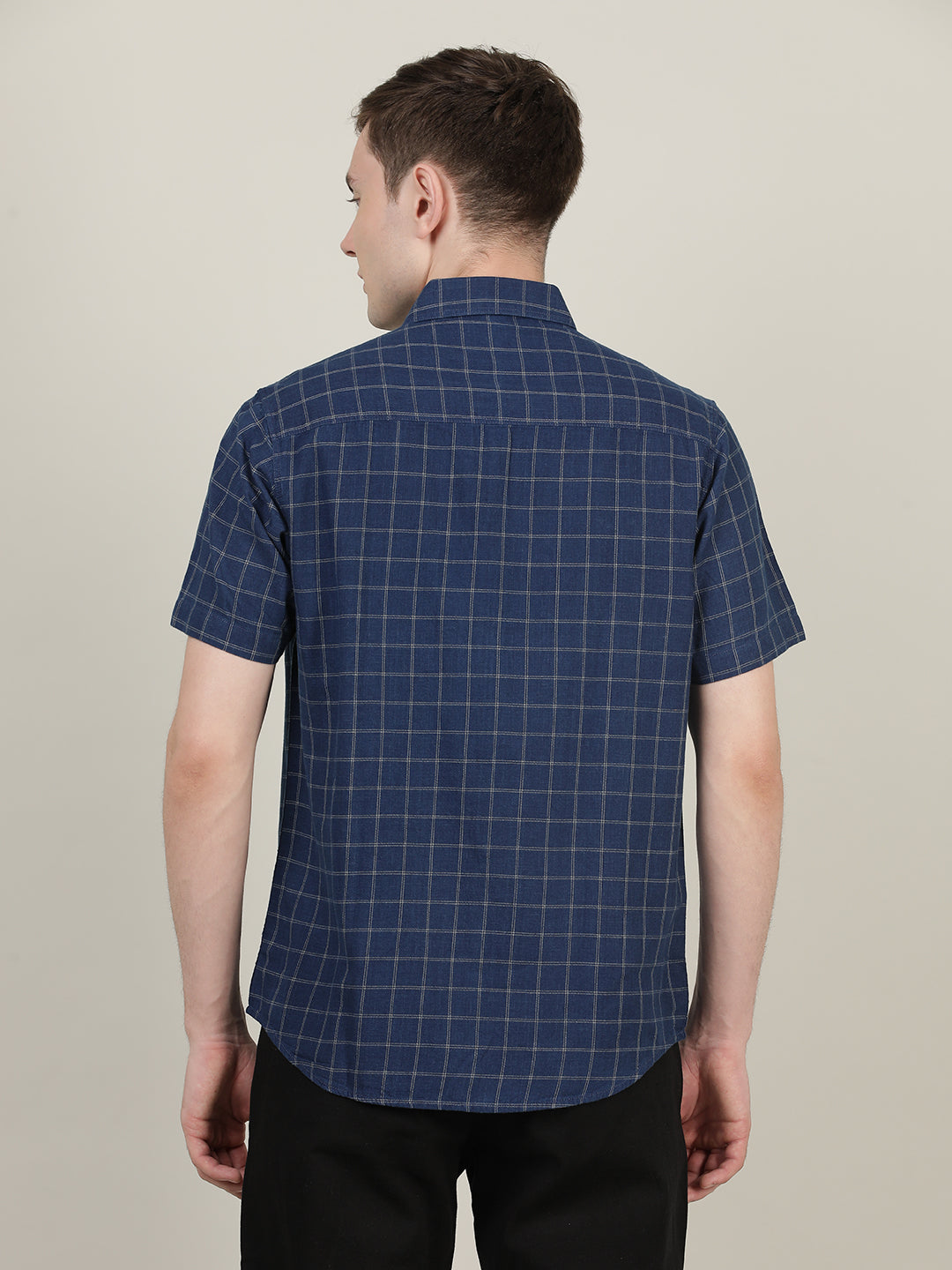 Crocodile Men Regular Fit Checked Shirt