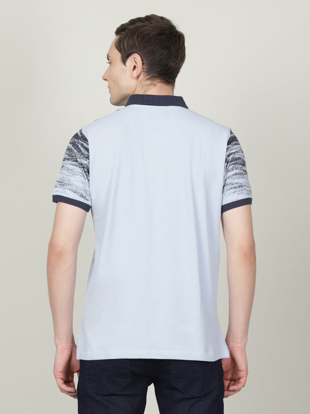 Crocodile Blue Slim Fit T-shirt