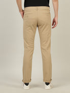 Crocodile Men Khaki Slim Fit Trousers