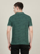 Crocodile Men Dark Green Casual T-Shirt