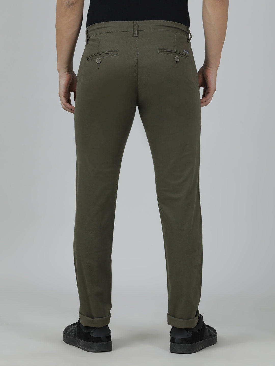 Crocodile Casual Trim Fit Trouser for Men