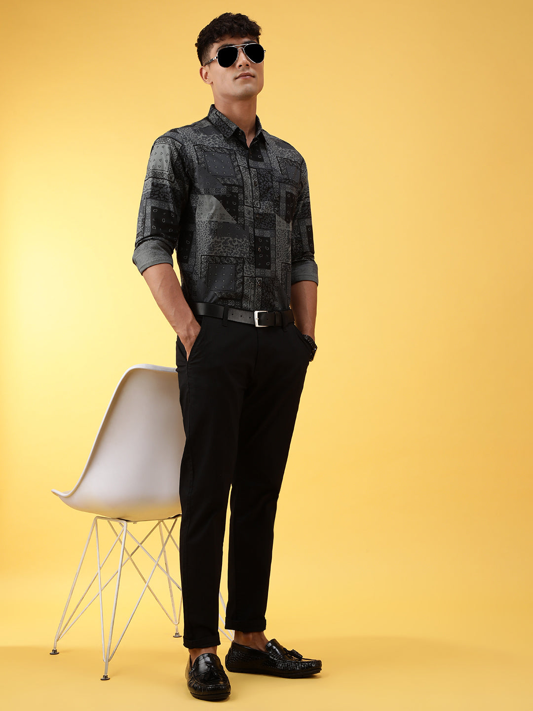 Crocodile Bandana Printed Shirt