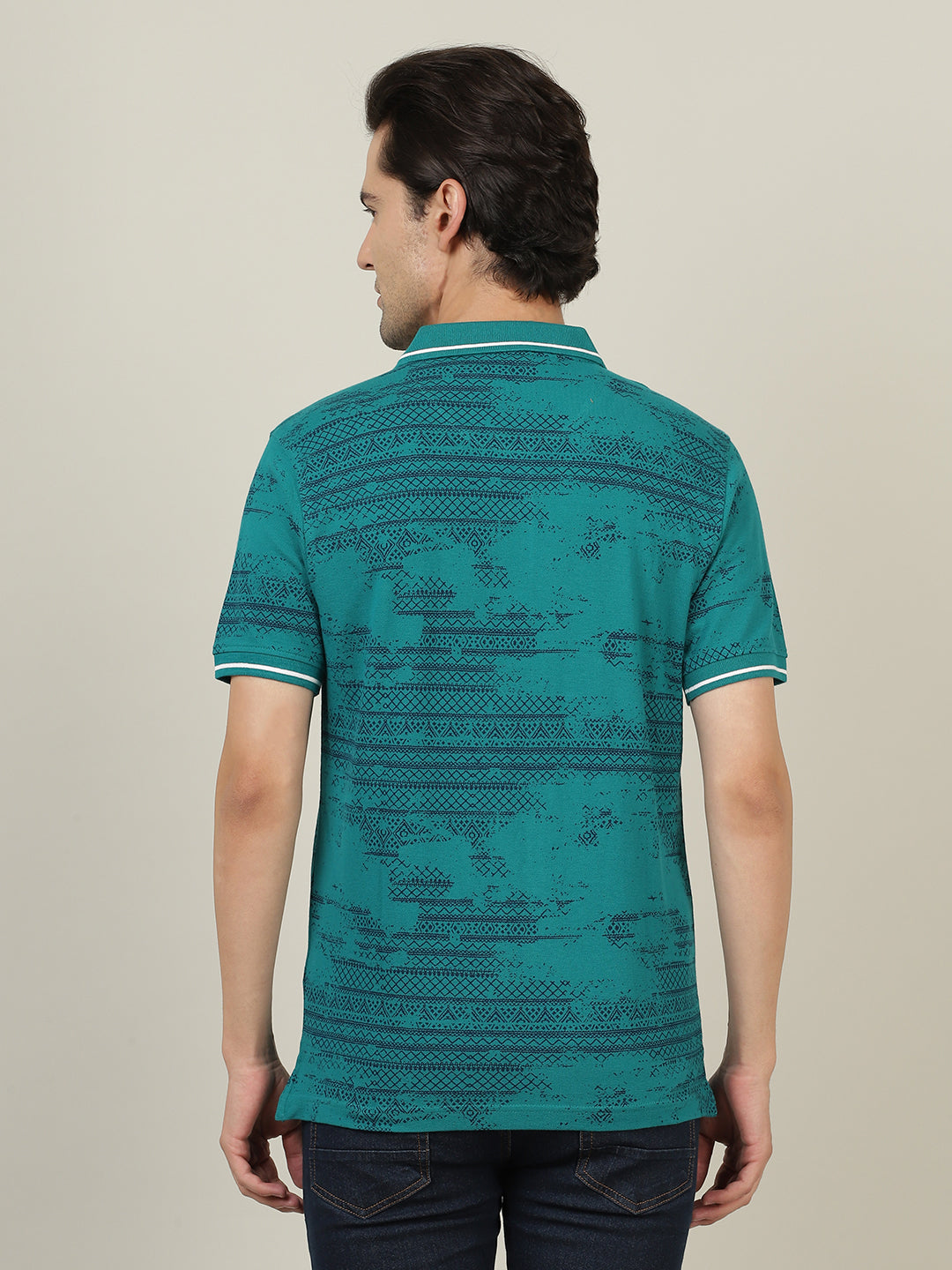 Crocodile Men's Men Printed Polo T-Shirt Online