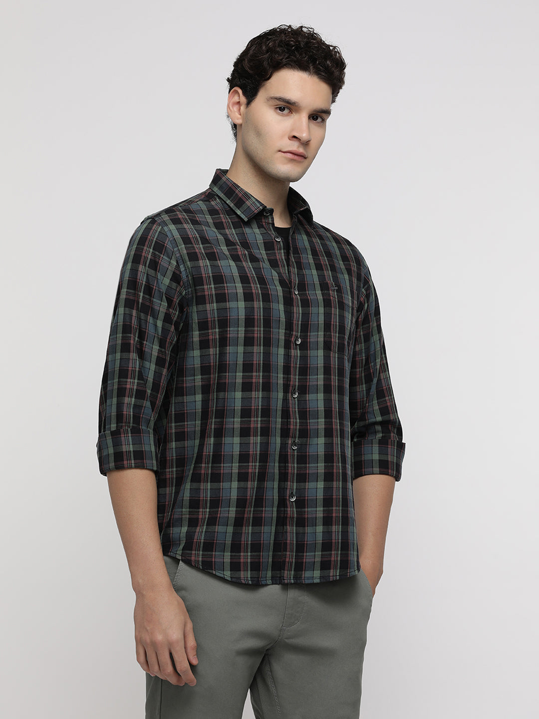 トップス GREEN CLOTHING WOOL FLANNEL SHIRTS 44-cw200920-ghpc-original-