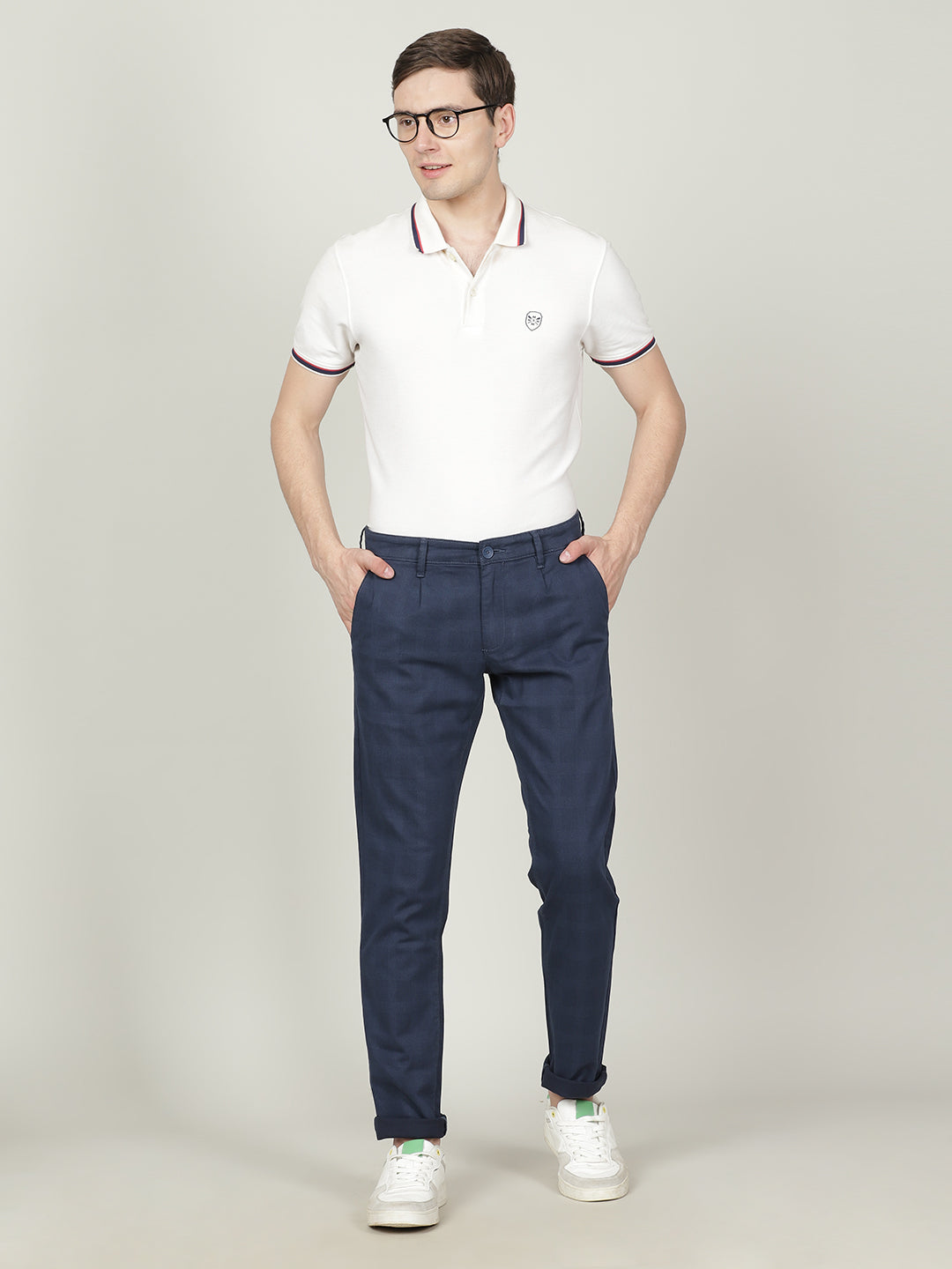 Crocodile Trim Fit Trouser