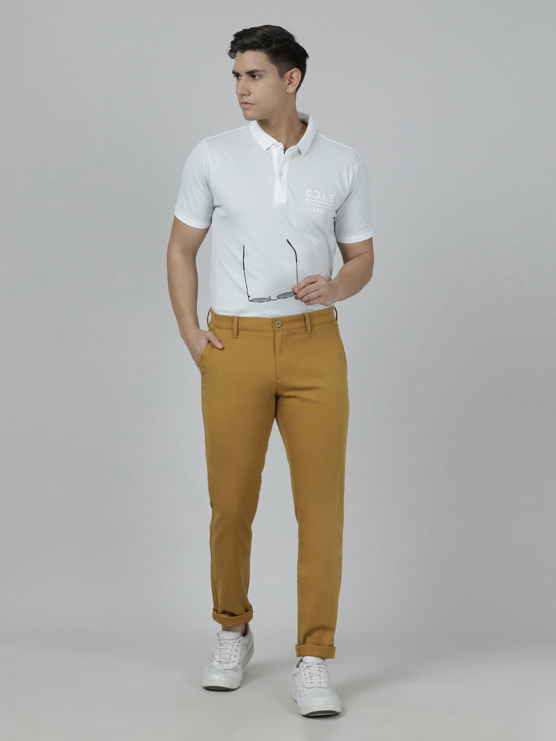 Crocodile Men's Casual Slim Fit Trouser