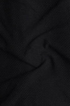 Close-up of black fabric texture