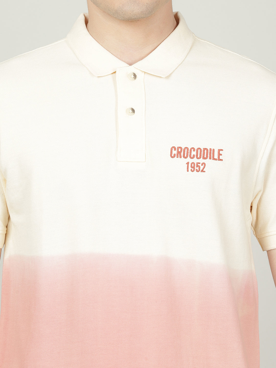 Crocodile Cream Slim Fit T-shirt