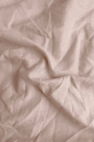 Close-up of crumpled beige fabric