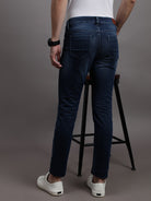 PREMIUM KNITTED DARK WASHED JEANS FOR MEN