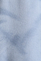 Close-up of textured blue fabric
