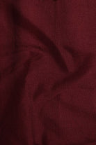 Close-up of dark red fabric texture