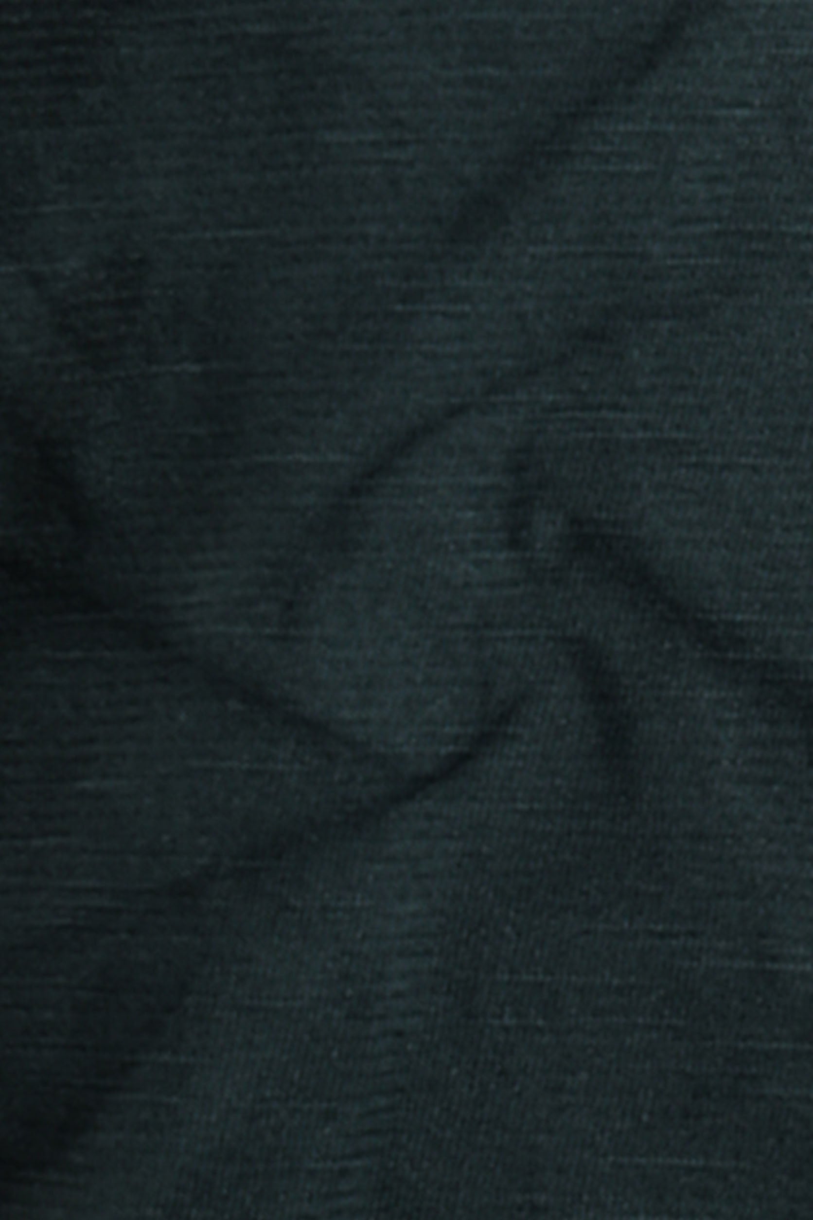 Close-up of dark green fabric texture