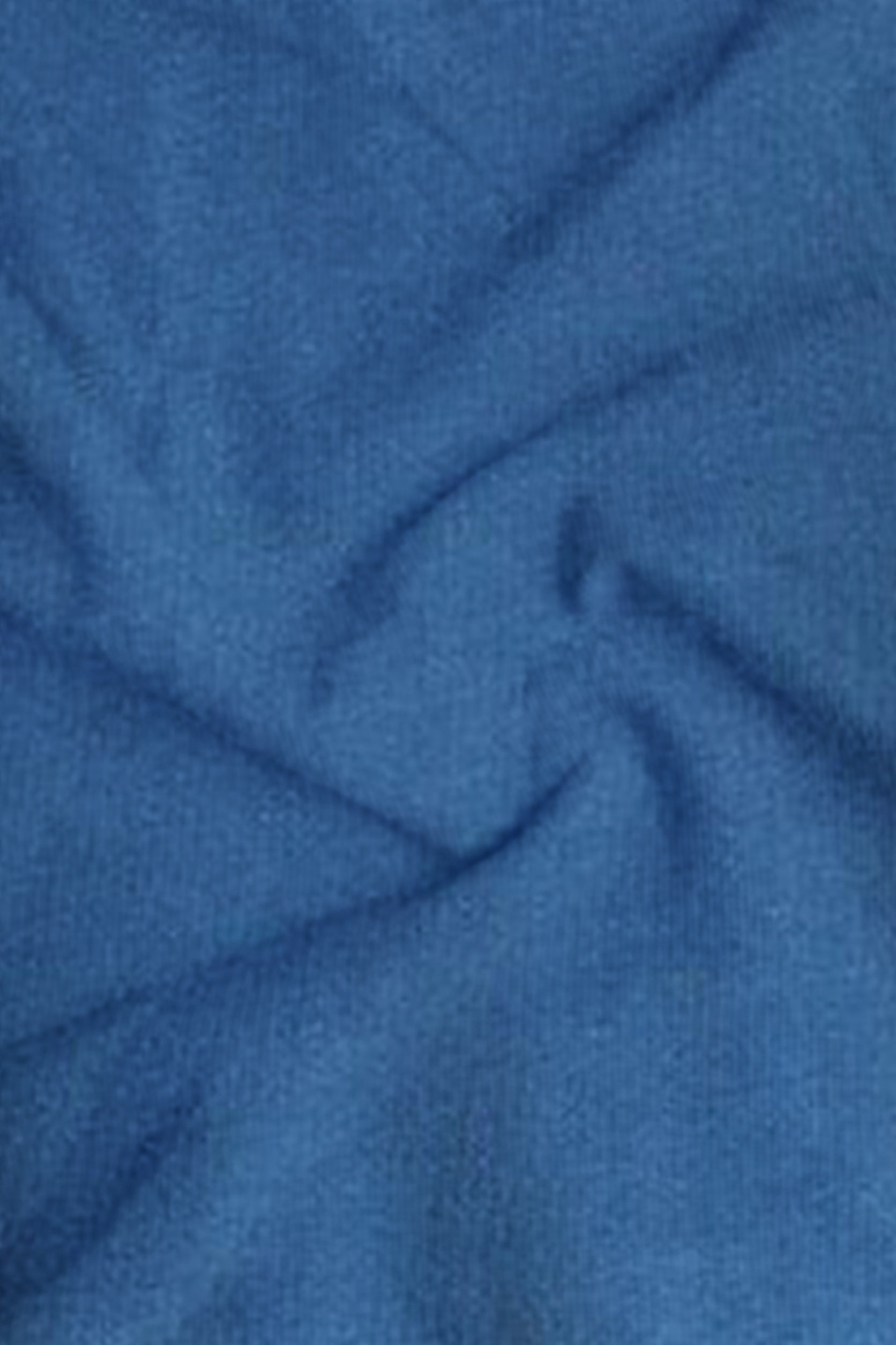 Close-up of blue fabric texture