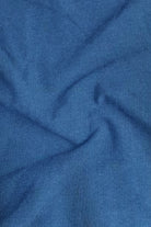 Close-up of blue fabric texture