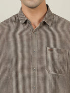 Crocodile Men Casual Check Shirt