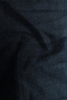 Close-up of dark blue fabric texture