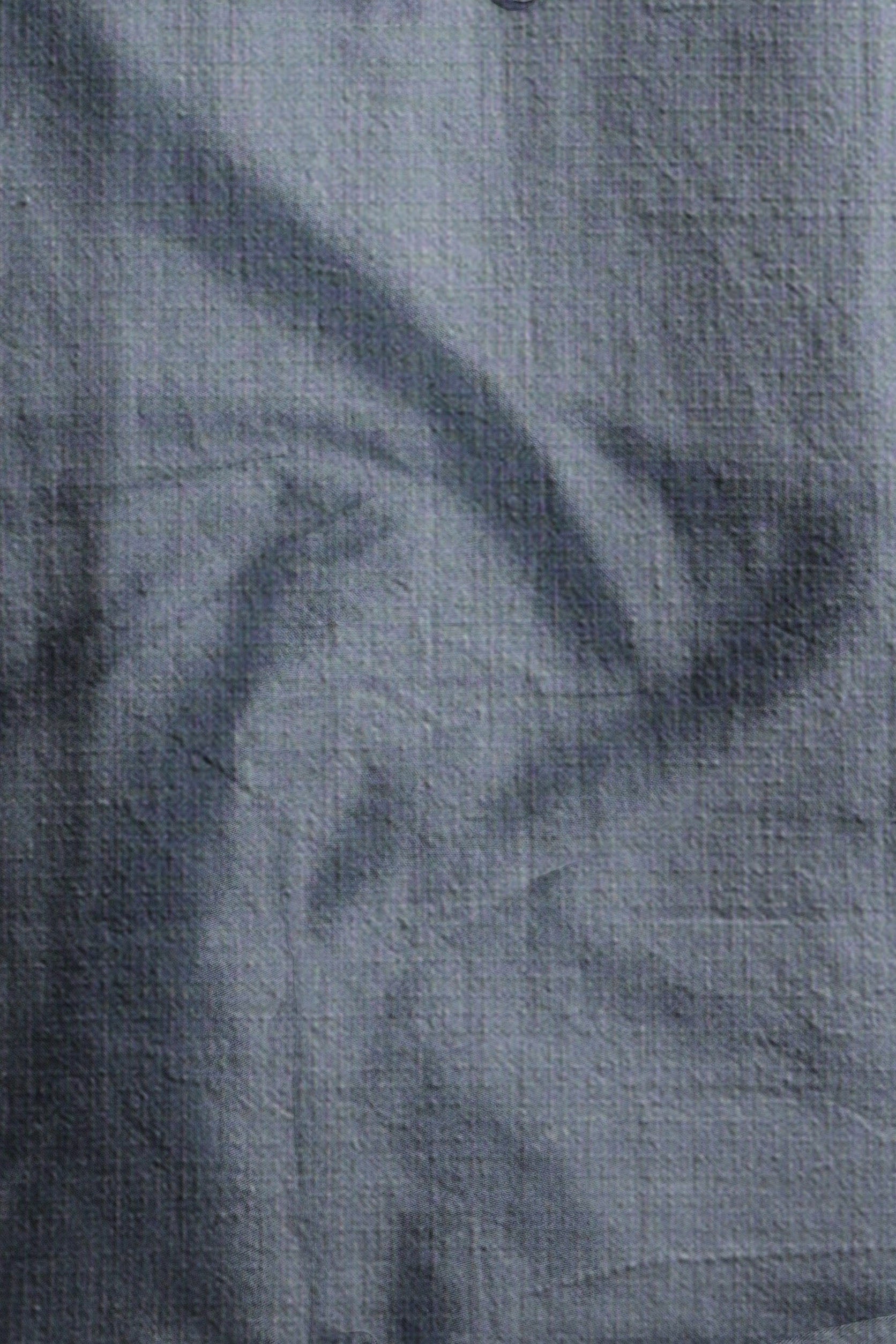 Close-up of textured gray fabric