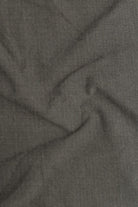 Close-up of gray fabric with folds