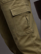 KHAKI PREMIUM CARGO JOGGER IN SUPER SOFT FABRIC