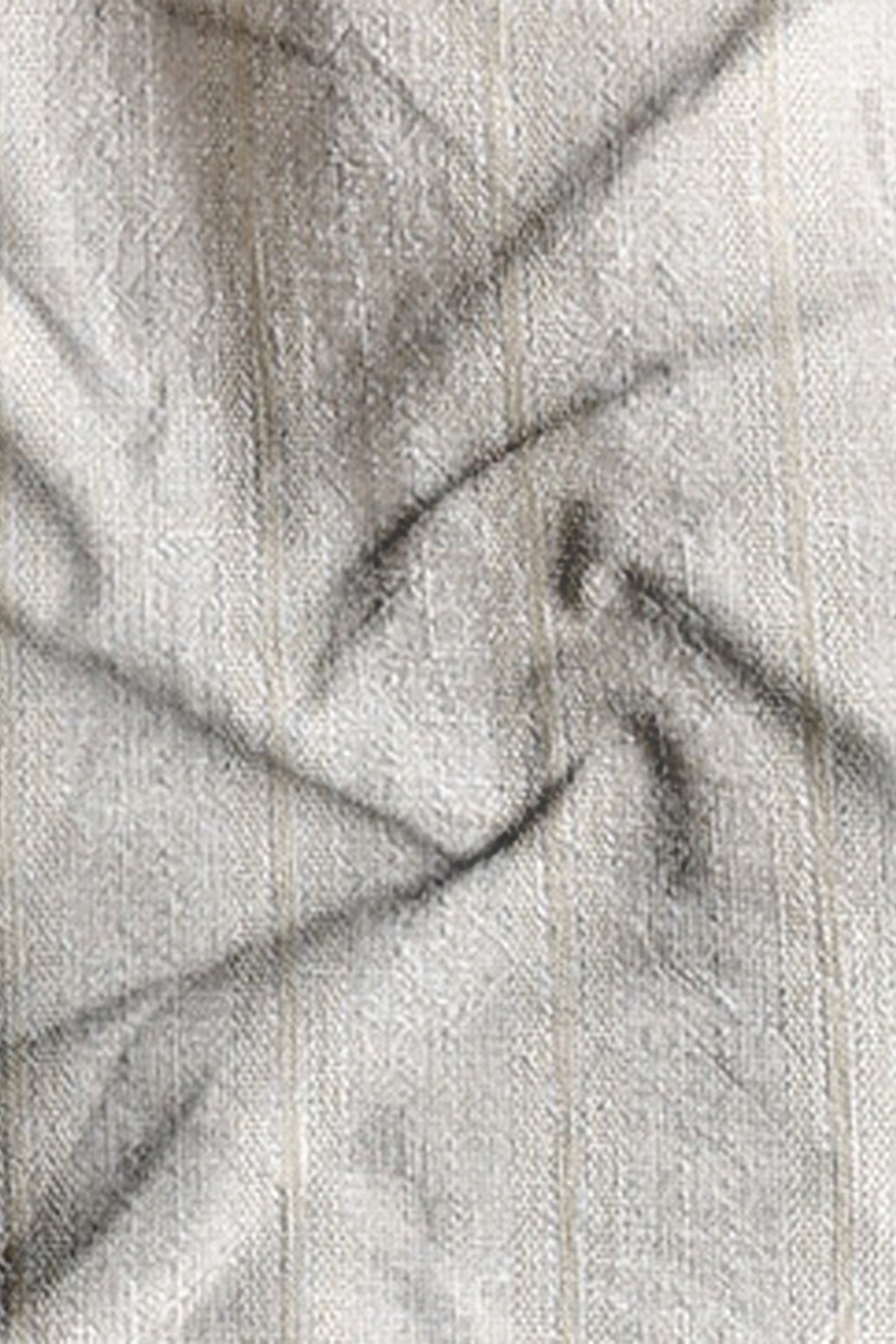 Close-up of textured gray fabric