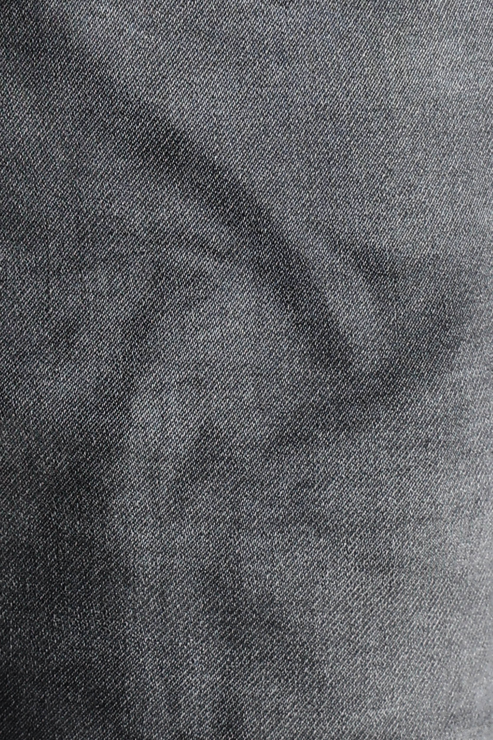 Close-up of gray fabric texture
