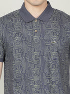 Crocodile All Over Print Polo T-shirt