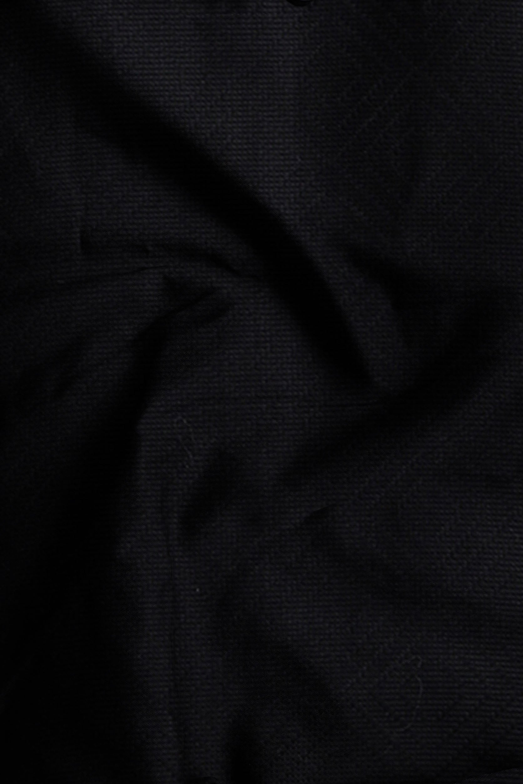 Close-up of black fabric texture