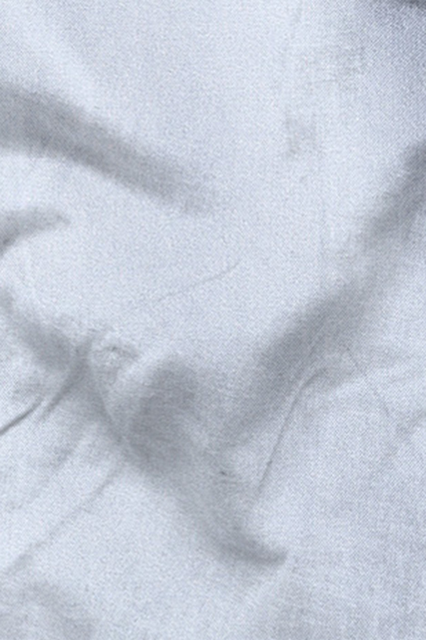 Close-up of gray fabric with folds