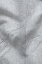 Close-up of gray fabric with folds