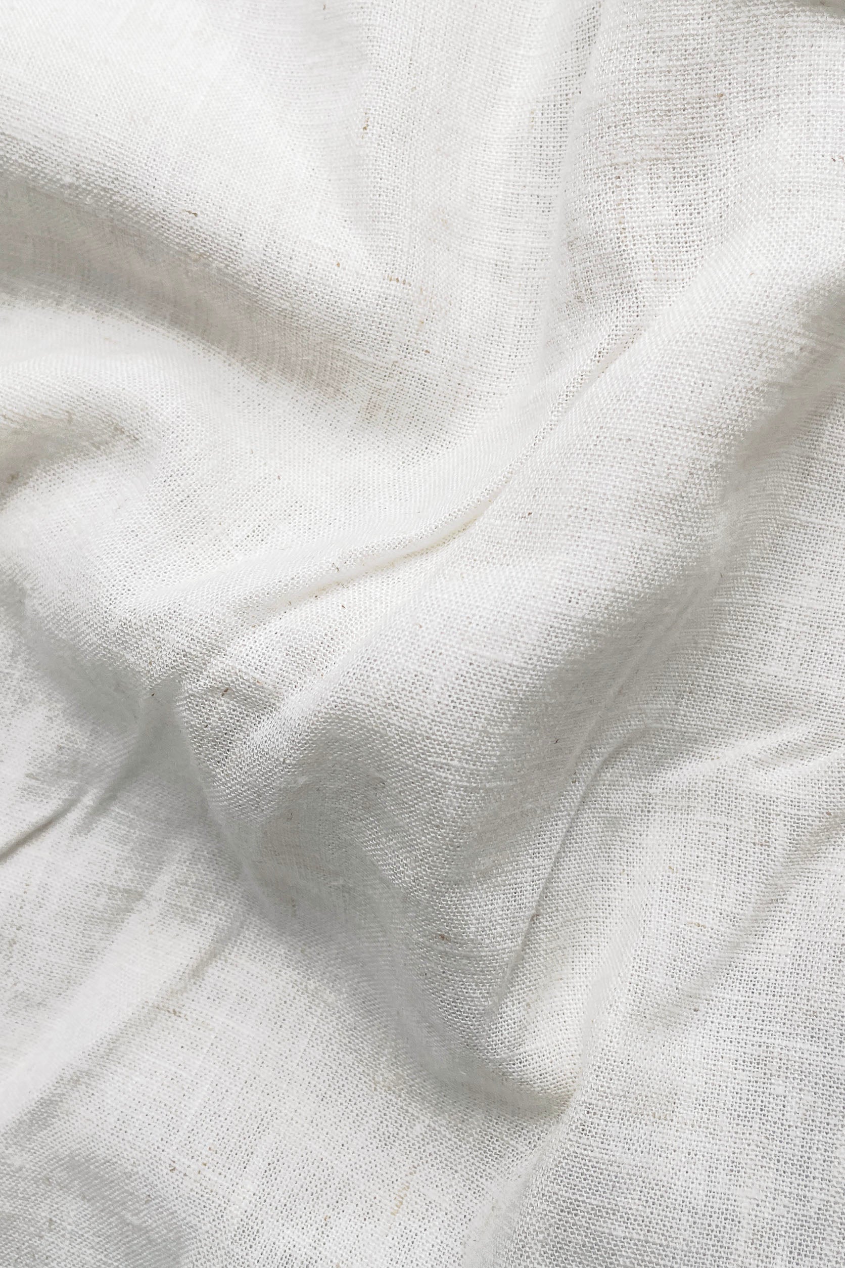 Close-up of textured white fabric