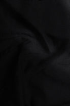 Close-up of textured black fabric