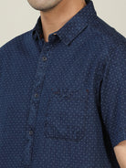 Crocodile Men Fashion Woven Shirt