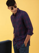 Ombre Pattern Checks Shirt