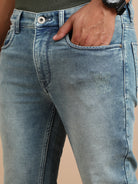 CLOUD WASHED LIGHT BLUE DENIM JEANS