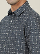 Crocodile Men All Over Print Casual Shirt