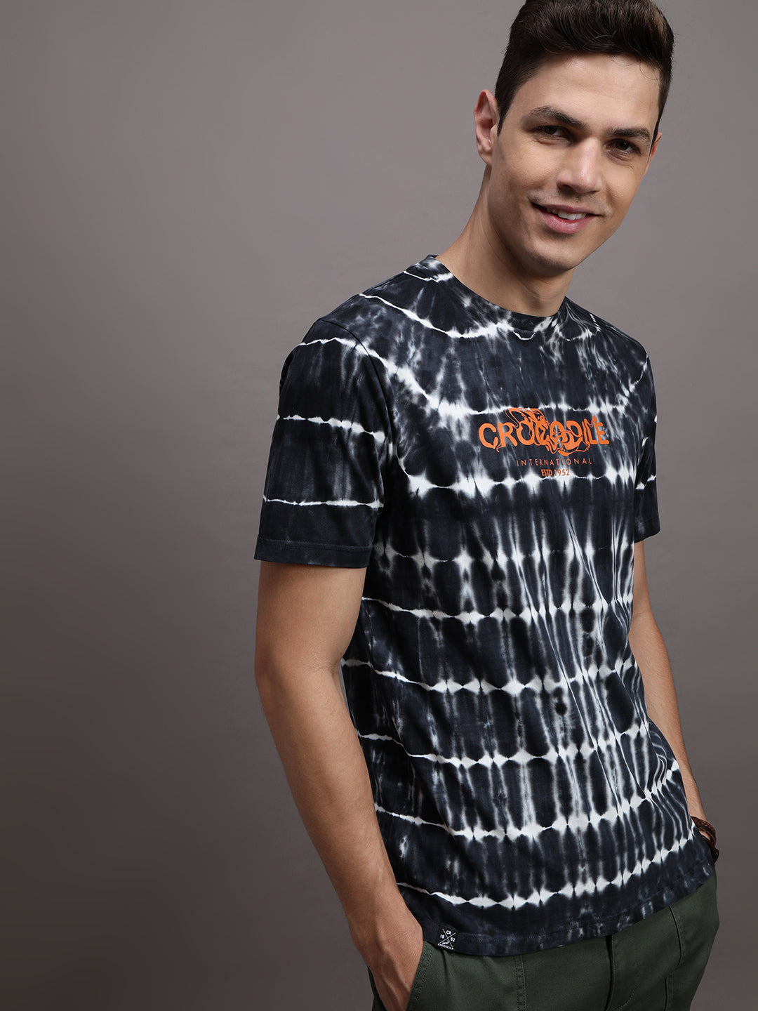 Tie & Dye T-Shirt with Chest print