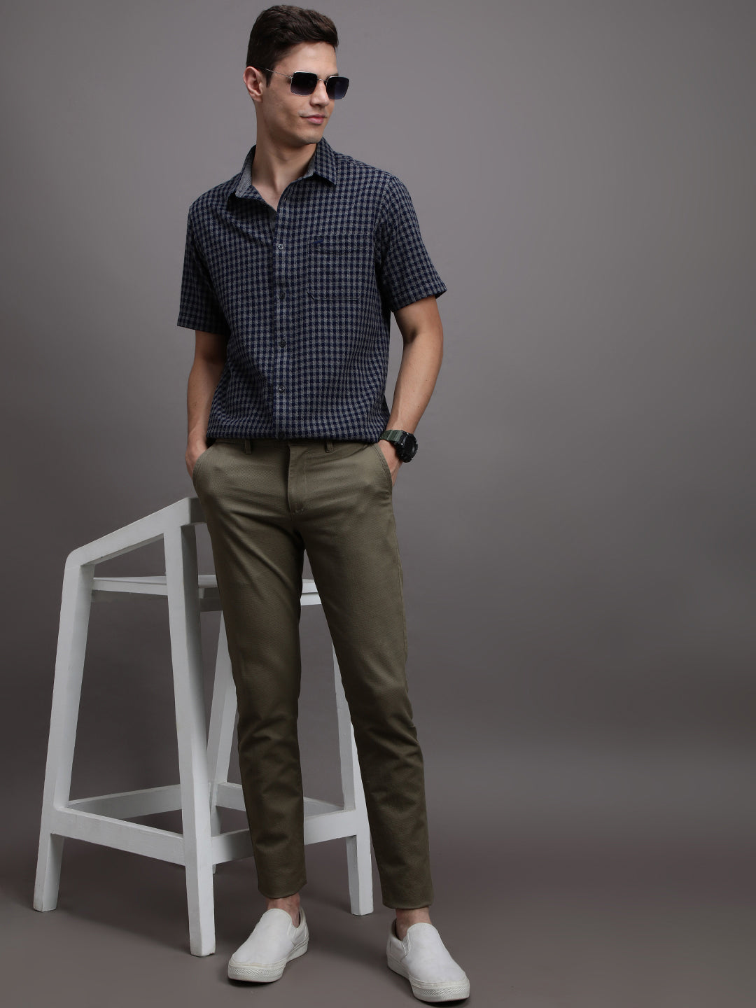 MEN'S PREMIUM TEXTURED FABRIC TROUSER