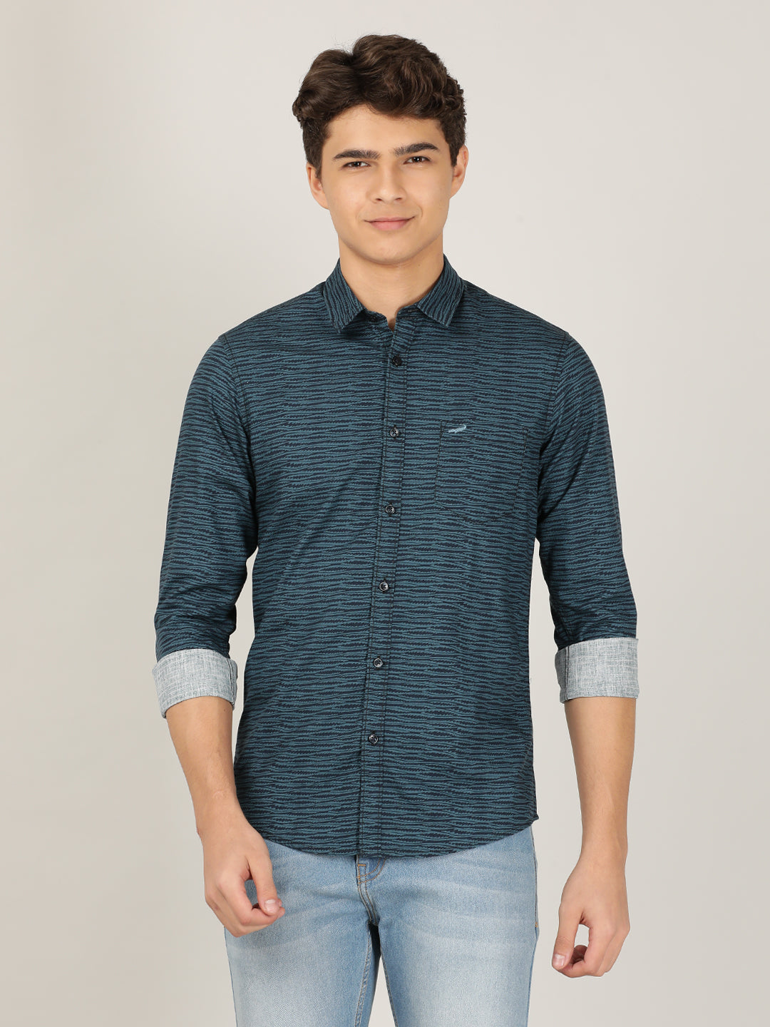 Crocodile Men's Slim Fit Casual Shirt