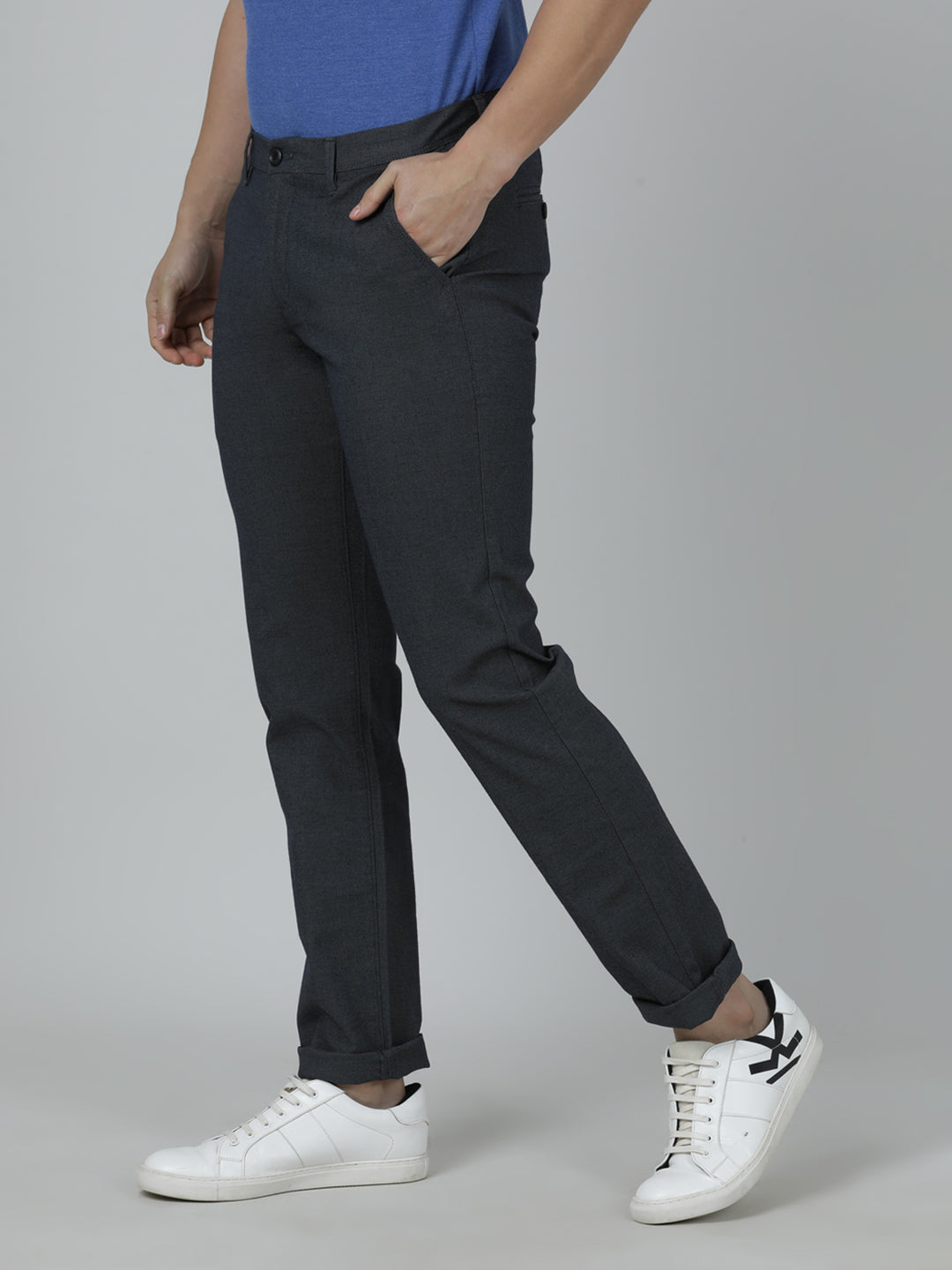 Crocodile Men's Slim Fit Casual Trouser