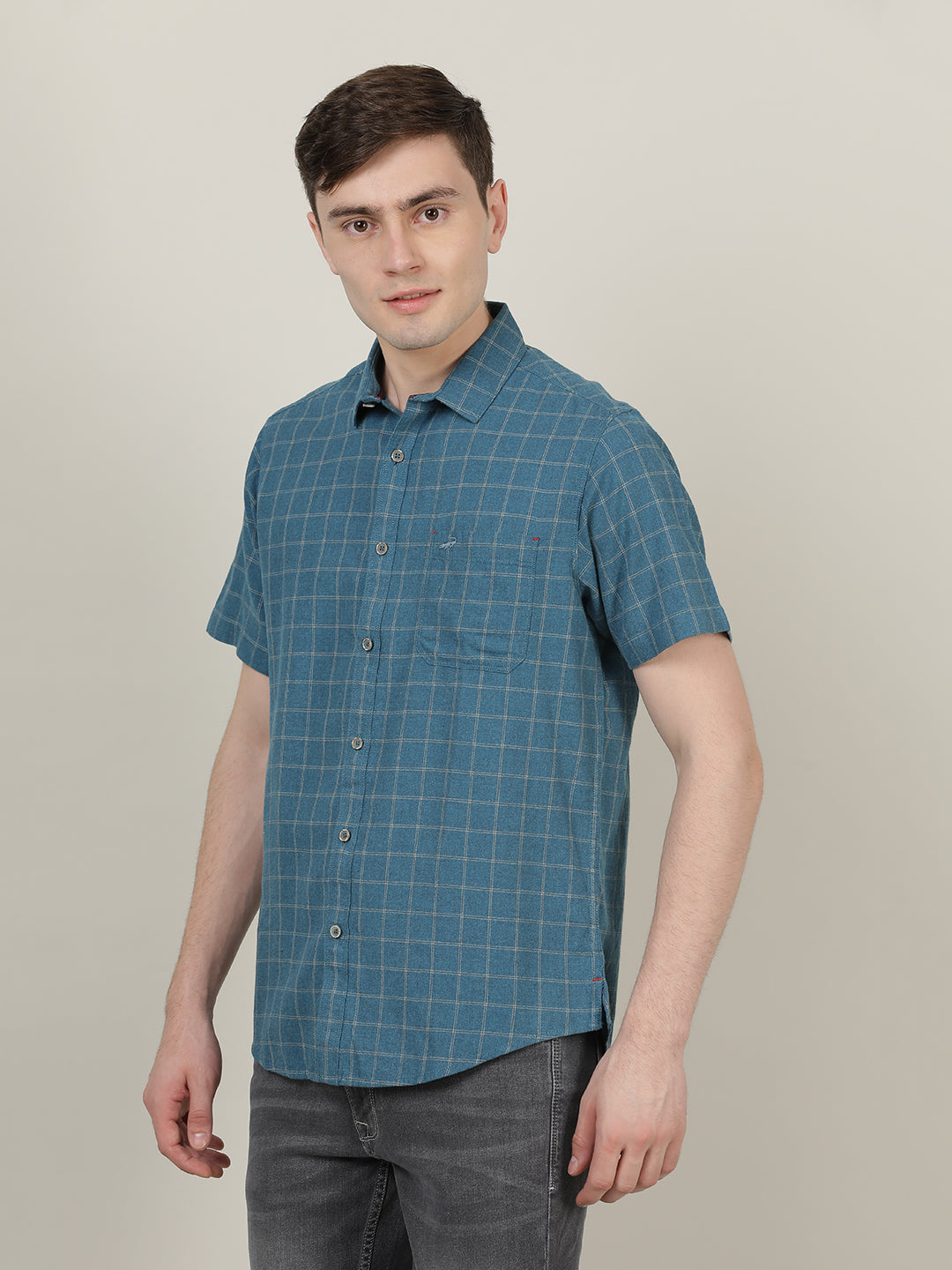 Crocodile Men's Regular Fit Casual Shirt