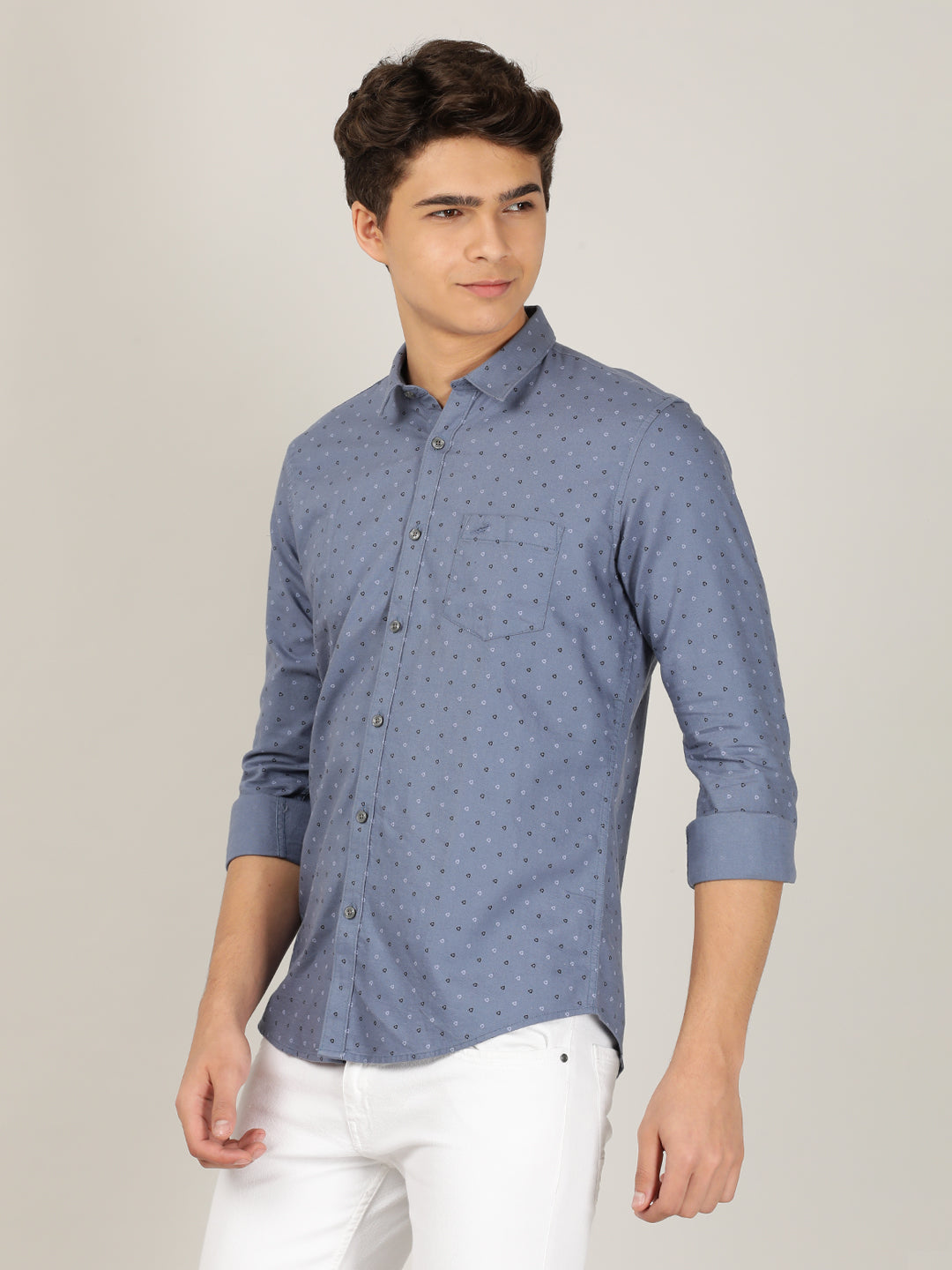 Crocodile Lt.Blue Slim Fit Shirt